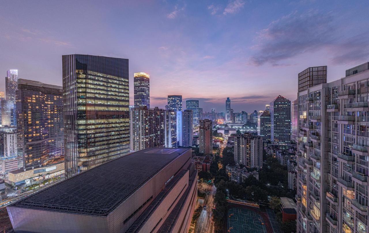 Ascott Guangzhou Apartment Exterior foto